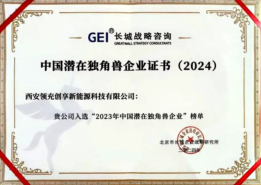 公司已投項目領(lǐng)充創(chuàng  )享成功入選“2023年中國潛在獨角獸企業(yè)”榜單